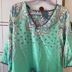 Johnny Was Top/Blouse  Size XS